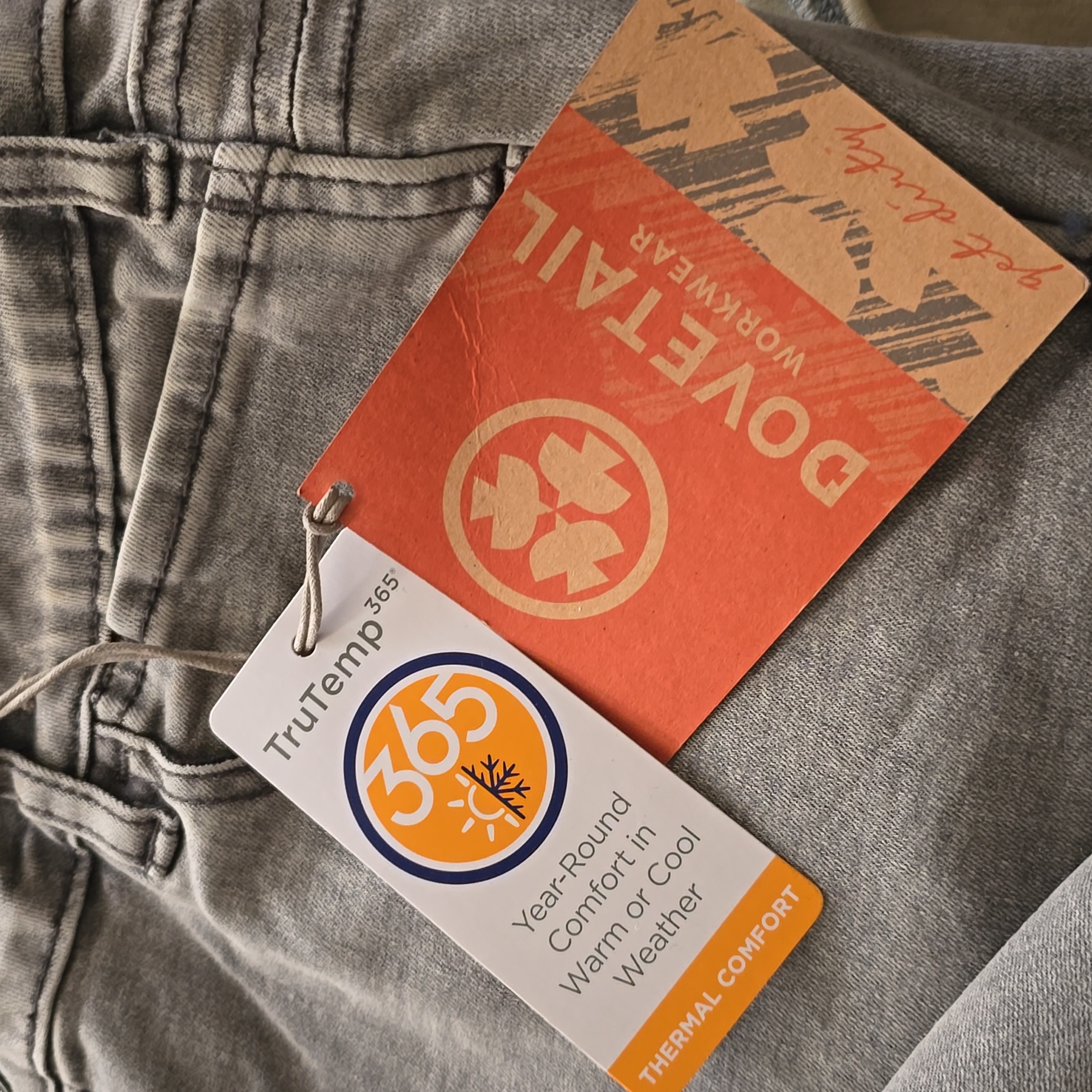 Dovetail Workwear Shop Pant Magnet Gray Nwt Womens Sz 12 30" Inseam — image 2 of 8